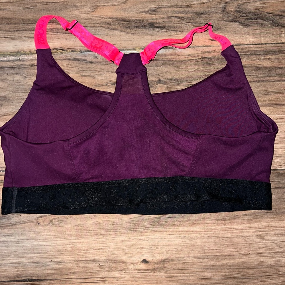 Love & Sports Purple and Pink Sports Bra